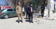 Kaymakam Şahin korona virüs önlemlerini denetledi