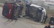 Konya'da iki otomobil çarpıştı: 4 yaralı