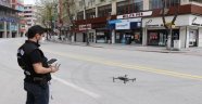 Polisten drone ile havadan denetim