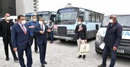 Minibüsçü esnafına maske dağıtımı