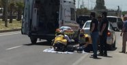 Mardin'de otomobilin çarptığı yaya yaralandı