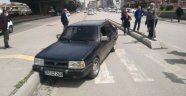 Samsun'da otomobil yayaya çarptı: 1 yaralı