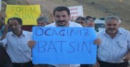 Malatya'da Taş Ocağı Eylemi