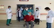 Korona virüsü yenerek taburcu oldu!