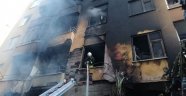 Alanya'da apartmanda yangın paniği