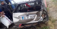 Yerköy'de Trafik kazası 2 yaralı