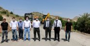 Hekimhan'da asfalt çalışmaları