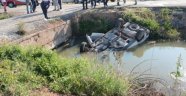 Virajı alamayan otomobil kanala düştü: 1 ölü