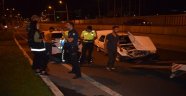 Alt geçit çıkışında kaza: 2 yaralı