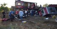 Yük trenleri çarpıştı: 2 ölü 3 yaralı