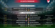TFF Süper Lig'in 33. haftasında program değişikliği yaptı