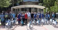 Maskeli Bisiklet Akçadağ'da