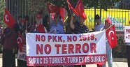 Washington'da Türkiye'deki terör olayları protesto edildi