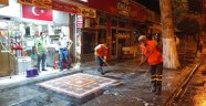 Malatya caddelerinde Covid-19 temizliği
