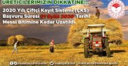 Çiftçi Kayıt Sistemi başvuruları 1 Eylül'e uzatıldı