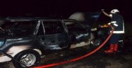 Malatya'da 2 aracın yanması polisi alarma geçirdi
