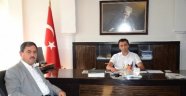 Başkan Eser Kaymakam Türk'ü Ziyaret Etti