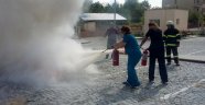 Akçadağ Devlet Hastanesi'nde yangın tatbikatı
