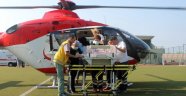 Ambulans Helikopter Can Kurtarmaya Devam Ediyor