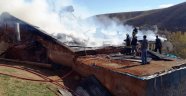 Köyde Çıkan Yangında Bir Ev Küle Döndü