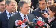 Abdullah Gül'den muhabire tepki