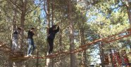 Adrenalin tutkunlarının yeni adresi 'Macera Parkı'