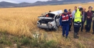 Afyonkarahisar'da feci kaza: 4 ölü, 1 yaralı