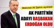 AK Parti'nin cumhurbaşkanı adayı Erdoğan