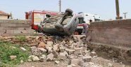 Aksaray'da otomobil takla attı: 1 ölü 1 ağır yaralı