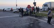 Alanya'da motosiklet ile otomobil çarpıştı: 1 yaralı