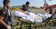 Ambulans helikopter 81 yaşındaki hasta için havalandı