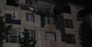 Ankara'da apartmanın dördüncü katına yıldırım düştü