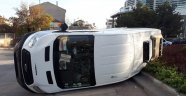 Ankara'da işçi servisi ile minibüs çarpıştı: 5 yaralı