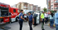Anne ile kızının üzerine araç devrildi: 1 ölü 7 yaralı