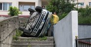 Anne ve oğlu saniyelerle ölümden döndü