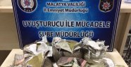 Araçta 8 kilo uyuşturucu madde ele geçirdi