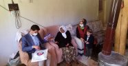 Asırlık nineye Anneler Günü ziyareti