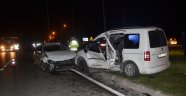 Bafra'da trafik kazası: 7 yaralı