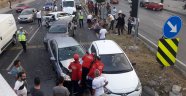 Balıkesir'de zincirleme trafik kazası: 9 yaralı