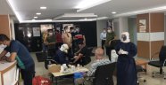 Basın mensuplarına korona virüs testi yapıldı