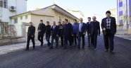 Başkan Gürkan, asfalt çalışmalarını yerinde inceledi