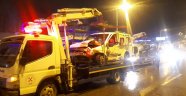Başkent'te gizli buzlanma zincirleme kazaya neden oldu: 9 yaralı