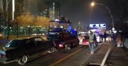 Başkent'te zincirleme trafik kazası: 2 yaralı