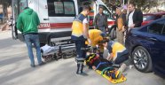 Bilecik'te otomobil yayaya çarptı : 1 yaralı