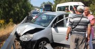 Bodrum'da 4 araç birbirine girdi