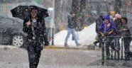 Bölge genelinde karla karışık yağmur bekleniyor
