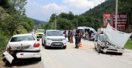 Bolu'da tatil yolunda kaza: 4 yaralı