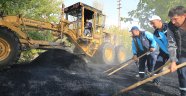 Boran yolunda sıcak asfalt çalışması yapıldı