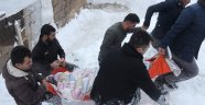 Branda sedyeyle zorlu hasta kurtarma operasyonu