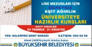 Büyükşehir Belediyesinden eğitime destek